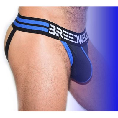 BREEDWELL Blue Stripes Jockstrap