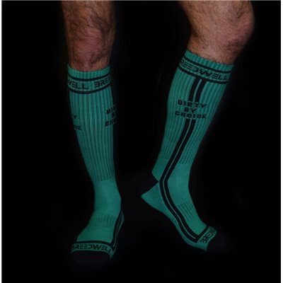 BREEDWELL Dirty By Choice"" Socks (Green)