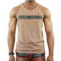 TOF Player Tank Top Taupe