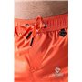 Maskulo - BeGuard Nylon Club Shorts with Contrasting Mesh Inserts Orange
