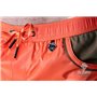 Maskulo - BeGuard Nylon Club Shorts with Contrasting Mesh Inserts Orange