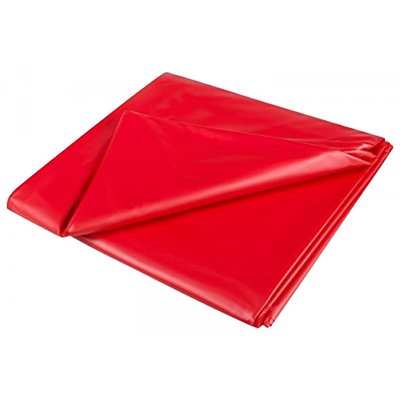 Red Vinyl Tarpaulin 180x220 cm