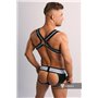 MASKULO - Men’s Fetish Body Harness Black