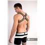 MASKULO - Men’s Fetish Chest Harness Neon White