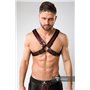 MASKULO - 2 Fronts Chest Harness Red