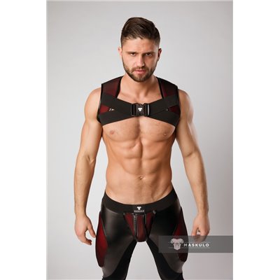 MASKULO - Holster Chest Harness Red