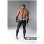 MASKULO - Men's Fetish Leggings Codpiece Zipped Rear Black