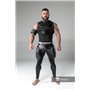 MASKULO - Men's Fetish Leggings Codpiece Zipped Rear Black