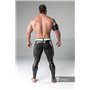 MASKULO - Men's Fetish Leggings Codpiece Zipped Rear Black