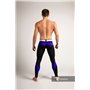 MASKULO - Men's Fetish Leggings Codpiece Royal Blue