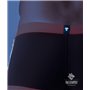 MASKULO - BeGuard Swimming Trunks with Zip Imitation on the Front Brown