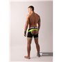 MASKULO - Men's Fetish Shorts Codpiece Open Rear Neon Green