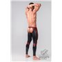 MASKULO - Men's Fetish Leggings Codpiece Open Rear Red