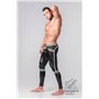 MASKULO - Men's Fetish Leggings Codpiece Open Rear Neon White