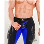 MASKULO - Armored Next Men's Fetish Leggings Royal Blue