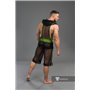 MASKULO - Men's Fetish Tank Top Mesh Neon Green