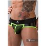 MASKULO - Briefs Mesh Codpiece Open Rear Neon Green