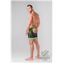 MASKULO - Fetish Shorts Codpiece Open Rear Neon Green