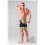 MASKULO - Fetish Shorts Codpiece Open Rear Neon Green