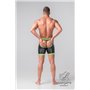 MASKULO - Fetish Shorts Codpiece Open Rear Neon Green