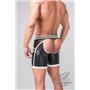 MASKULO - Fetish Shorts Codpiece Open Rear White