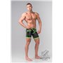 MASKULO - Fetish Shorts Codpiece Zippered Rear Neon Green