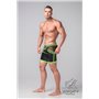 MASKULO - Fetish Shorts Codpiece Zippered Rear Neon Green