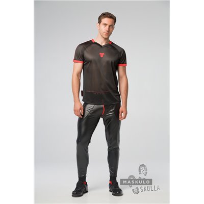 MASKULO - Skulla Men’s Fetish T-shirt Red