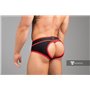 MASKULO - Life Men's Briefs Open rear Cotton Red