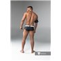 MASKULO - Rubber look Briefs Detachable Pouch Black