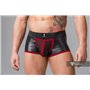 MASKULO - Fetish Trunks Mesh Codpiece Regular Rear Red