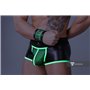 MASKULO - Fetish Trunks Mesh Codpiece Regular Rear Neon Green