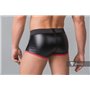 MASKULO - Fetish Trunks Mesh Codpiece Zippered Rear Red