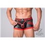 MASKULO - Fetish Trunks Codpiece Open Rear Red