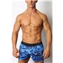 Foxhole Camo Mesh Short w/ Built in Pouch Blue