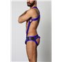 Gunner Neoprene Lace Up Jock Brief Blue