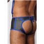 Gunner Lace Up Jock Trunk Blue