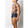 Gunner Lace Up Jock Trunk Blue