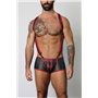 Gunner Lace Up Jock Trunk Red