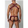 Gunner Lace Up Jock Trunk Red