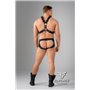 EnForce Shot Belt Codpiece Briefs Open Rear Black