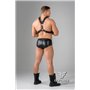 EnForce Waist-high Codpiece Briefs Zipped Rear Black