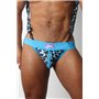 VAUX VX2 ZIPPER JOCKSTRAP Leopard Blue