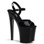 Xtreme Strap Black 8" Heel