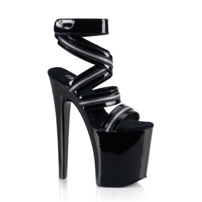 Xtreme Black 8" Heel