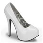 Teeze Platform Wide Width White 5 3/4" Heel