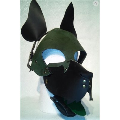 2-Tone Leather Dog Hood