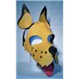 Colored Leather Dog hood