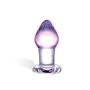 Glas - Amethyst Rain Glass Butt Plug