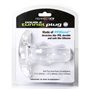 Perfect Fit - Double Tunnel Plug Medium Clear